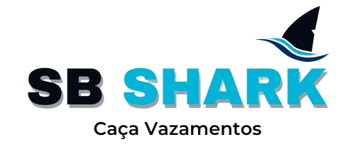 Logo SB Shark Caça Vazamentos